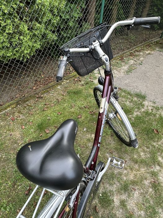 Unibike Voyager damski bordowy
