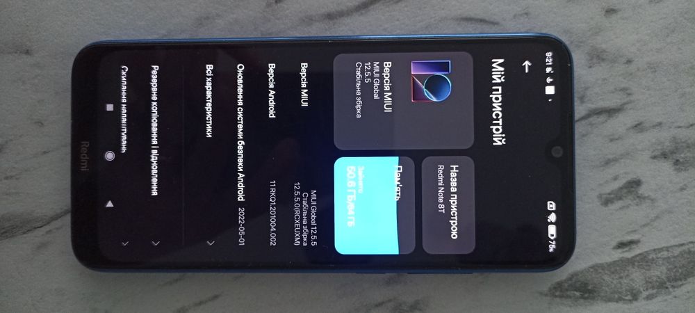 Xiaomi Redmi Note 8T 4/64GB Starscape Blue