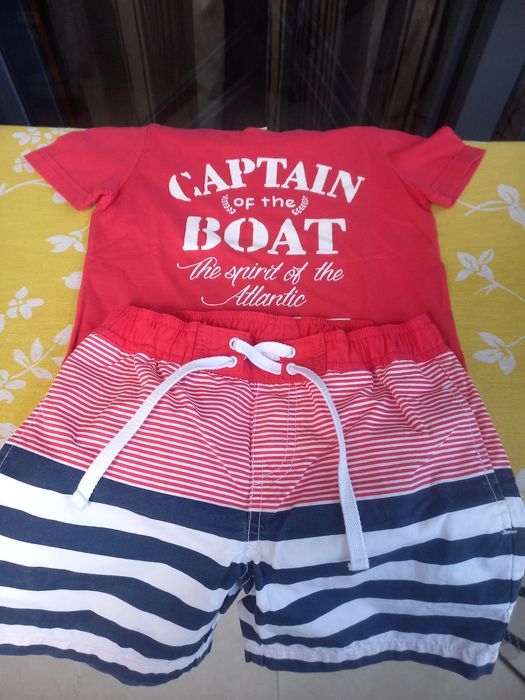 Conjunto calção e t-shirt Chicco