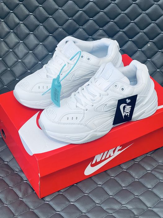 Nike air Monarch Tekno M2K all White кроссовки женские найк монарх