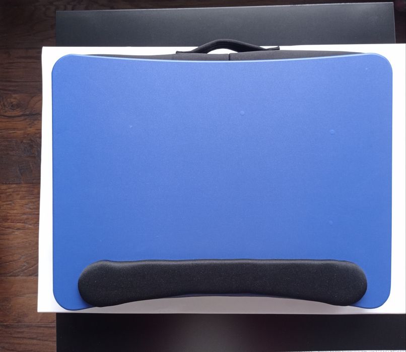 Stojak podpórka pod laptopa książkę niebieski