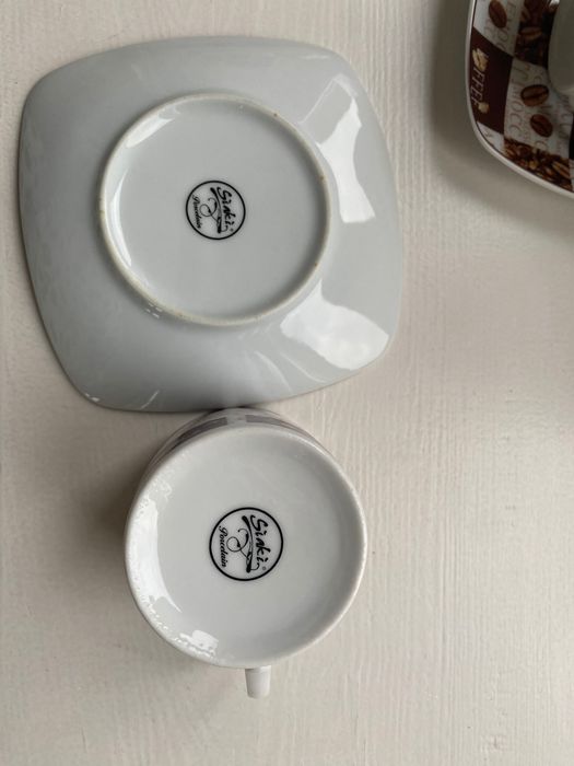 Filiżanki 6 sztuk porcelanowe Siaki