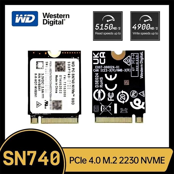 SSD M.2 2230 Western Digital SN740 – 2TB