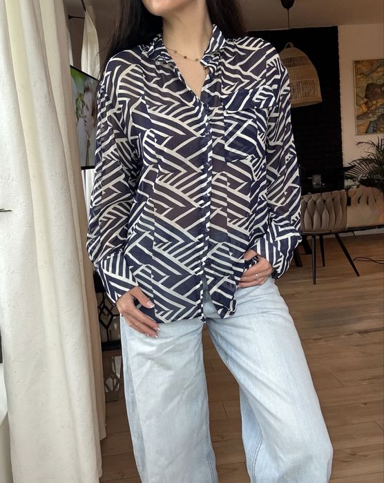 Koszula damska elegancka we wzory, rozmiar XL/XXL