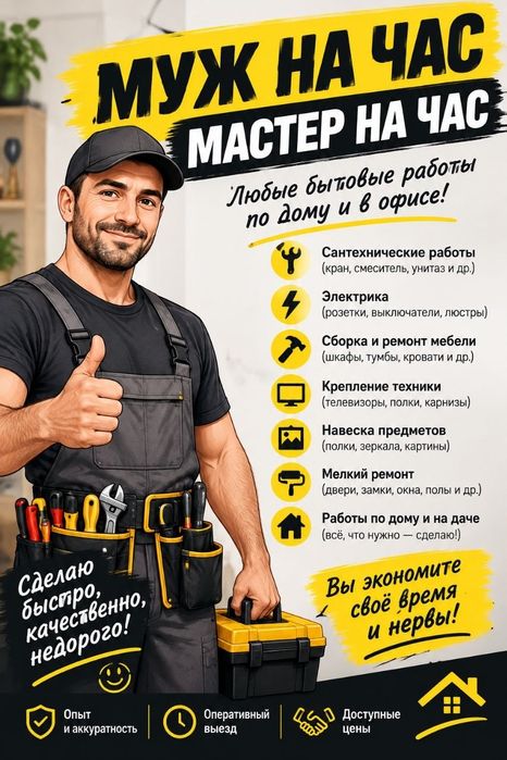 Мастер на час  Муж на час