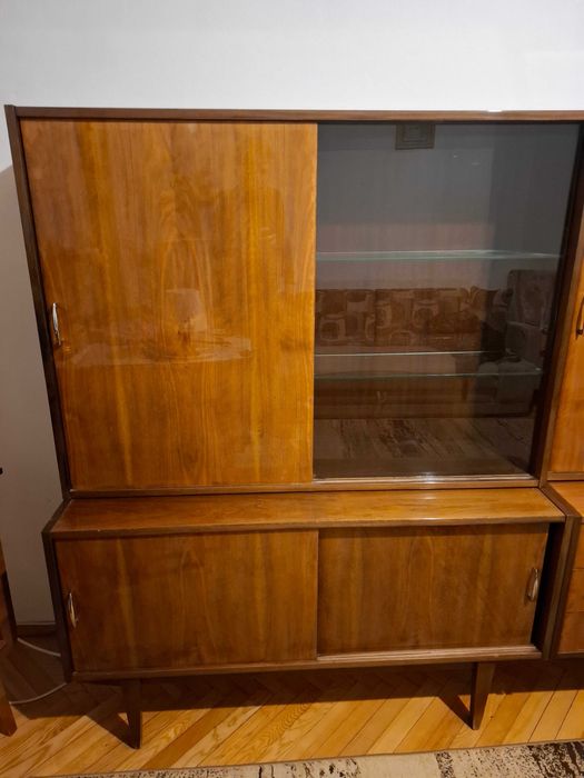 Komoda z witryną Violetta VINTAGE PRL Stan dobry