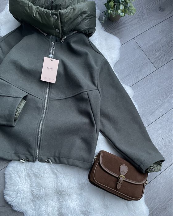 трендова куртка хакі