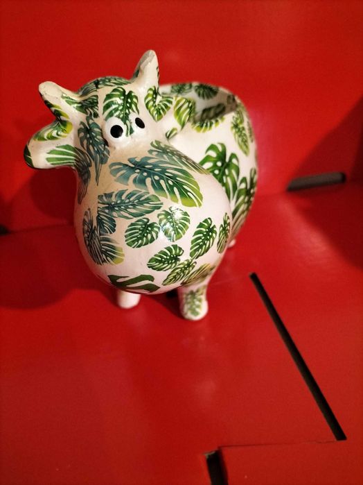Ceramiczna krowa
