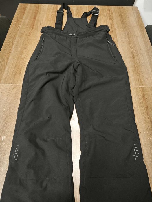 Czarne spodnie narciarskie WALKHARD rozmiar L