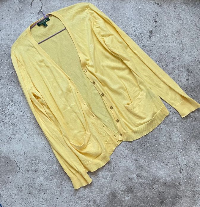 Жовтий жіночий кардиган ralph lauren