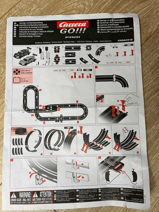 Tor wyścigowy elektryczny CARRERA GO