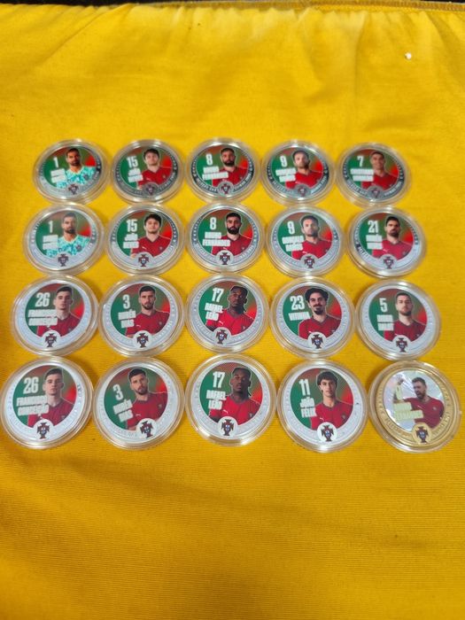 Moedas ícoins da seleção portuguesa
