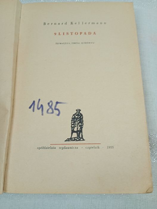 9 listopada. Bernard Kellermann