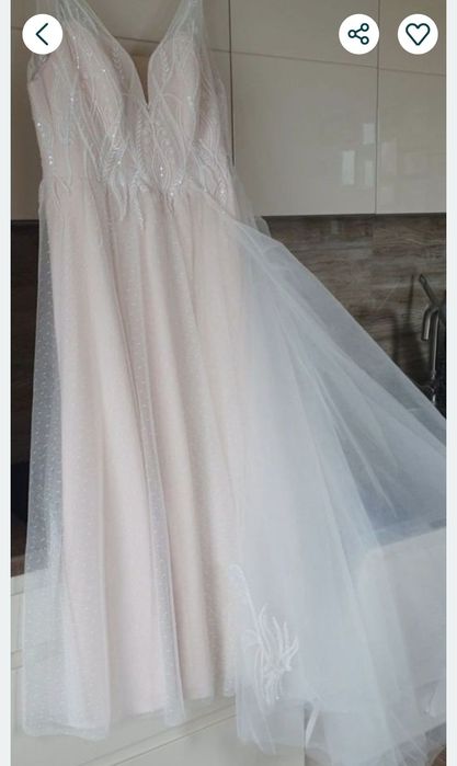 Suknia ślubna plus size XL XXL styl Anna Kara
