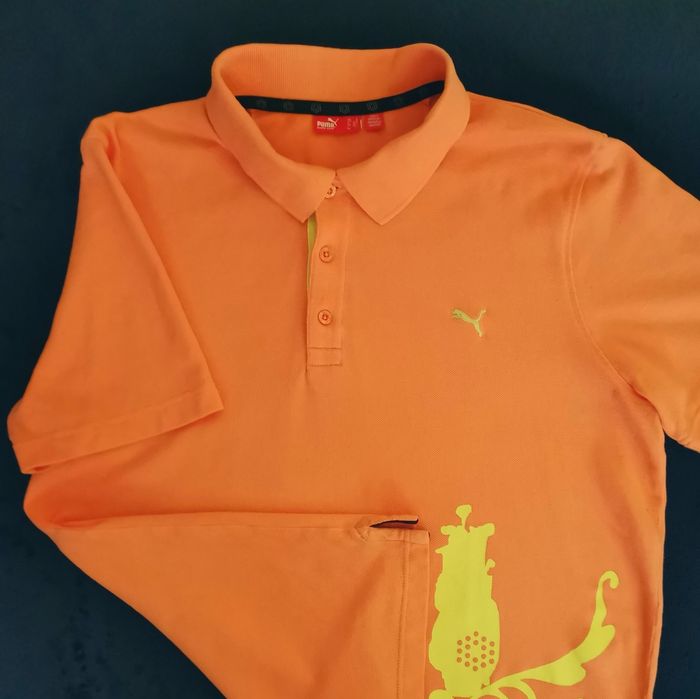 Koszulka polo PUMA łososiowa Ladies L