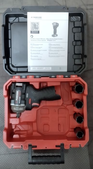 Pistola de impacto Parkside Performance a bateria 12v