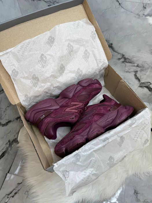 New Balance 9060 Burgundy жіночі кросівки ню беланс 9060 бордові
