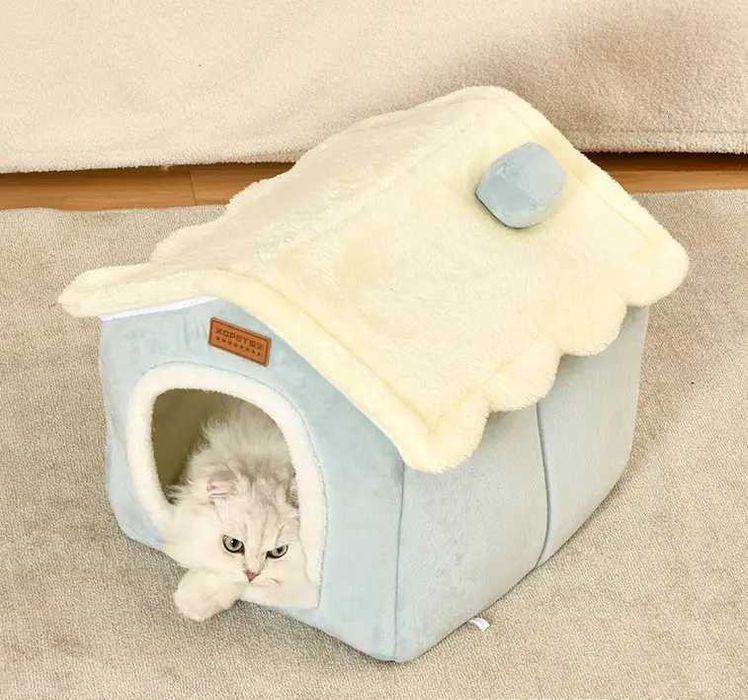 Будиночок  м'який плюшевий PH для домашніх собак та котів  52x43x50 см