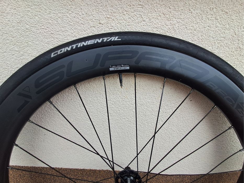 Koła karbonowe: Supra RFC 50 elite disc + Conti GP5000
