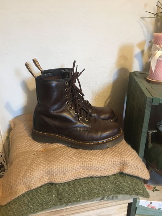 Botas Doc Martens castanhas