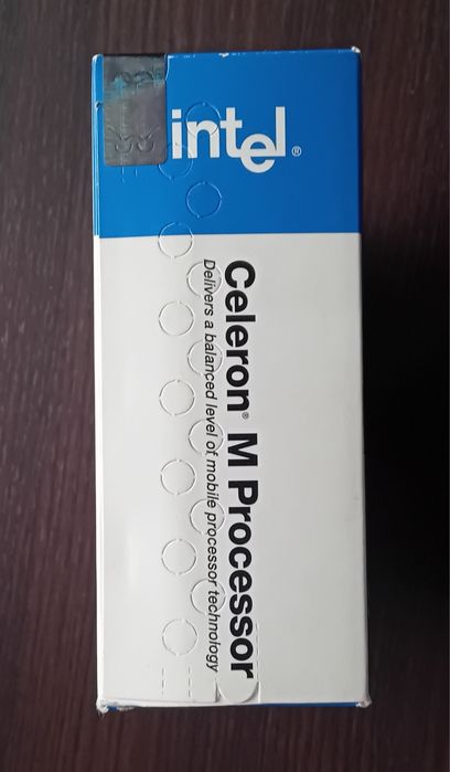Intel Celeron M 360 1.4 GHz BOX – NOWY, fabrycznie zaplombowany retro