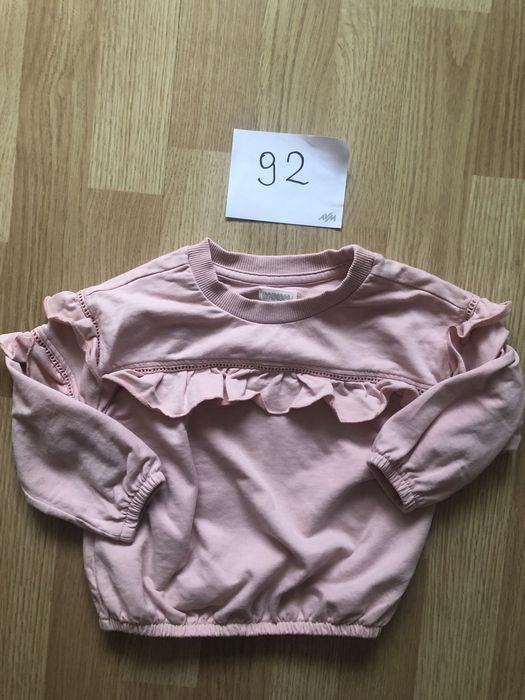 Sweterki tuniki dziewczęce niemowlęce 92