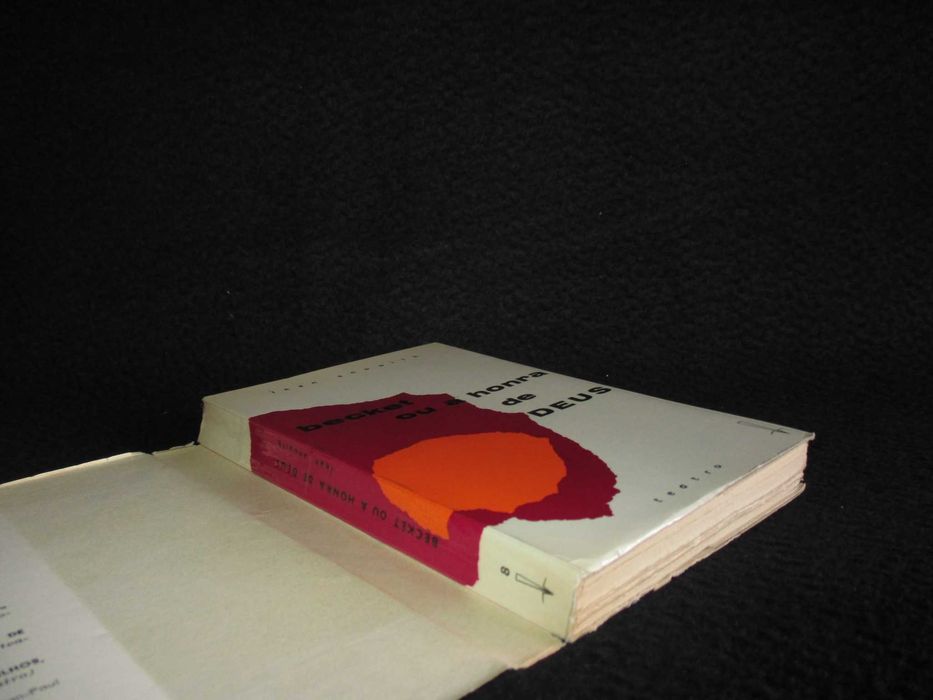 Livro Becket  ou a Honra de Deus Jean Anouilh 1ª edição 1962