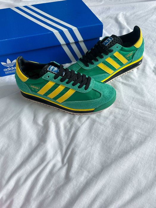 !LUXURY! Adidas SL 72 RS Green Yellow | 36 37 38 39 40 41
