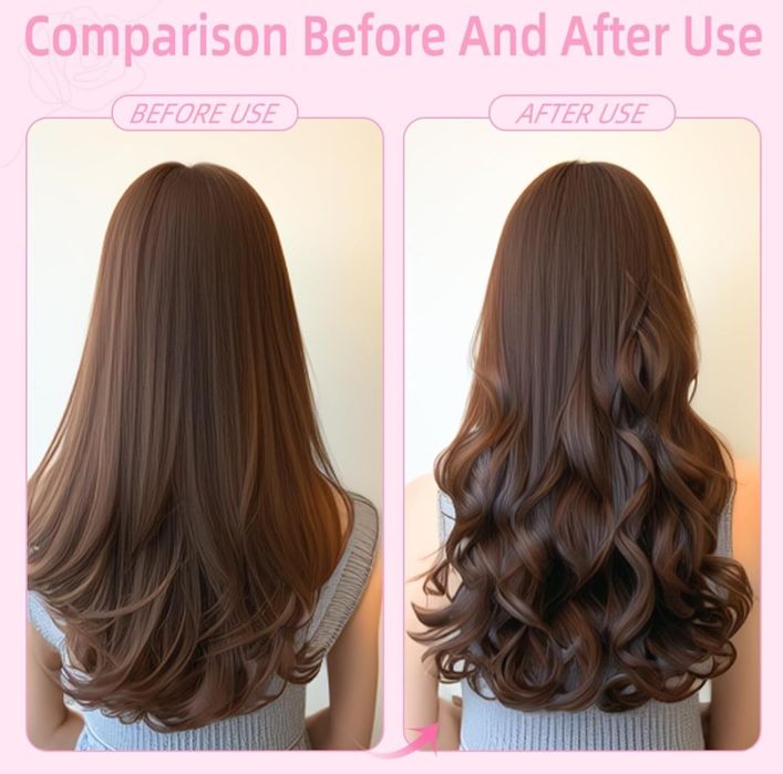 Luckybear Satynowy wałek SILK BOW scrunchie do robienia loków