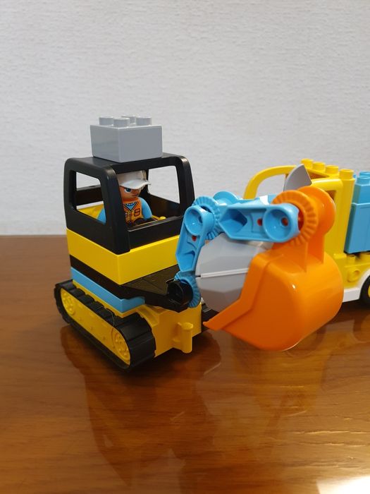 Lego duplo koparka+wywrotka