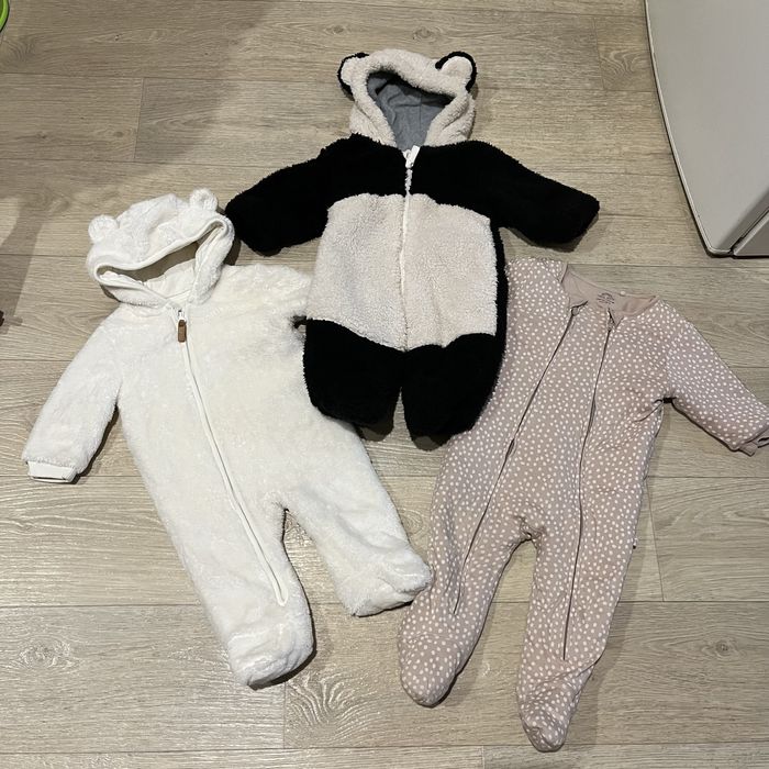 Комбез 0-3м 3-6м 6-9м 50-56см 56-62см осень/зима на виписку из роддома