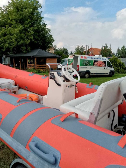 Ponton Rib Morski "C" 481 + silnik Johnson 70 kM + przyczepa OKAZJA CE