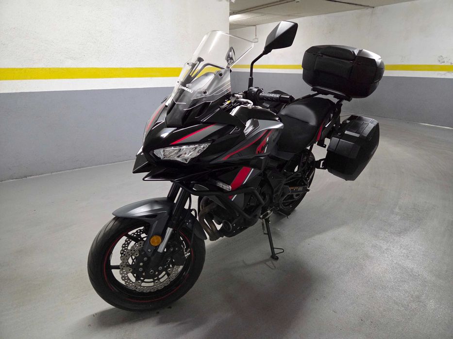 Kawasaki Versys 650, 2024, 8000km e garantia total Kawasaki até 11/2027