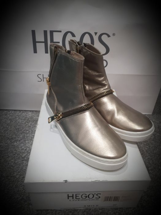 NOWE  Buty skórzane HEGO'S 37rozm