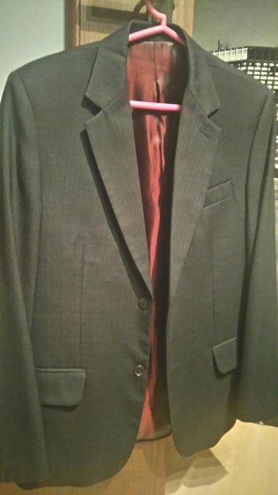 Garnitur czarny ze spodniami