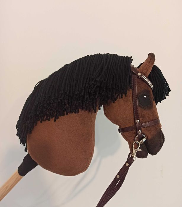 Konik Hobby Horse A4 ręcznie szyty z minky, dostępny od ręki