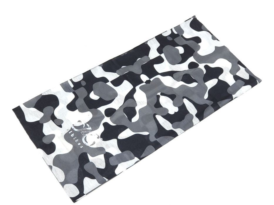 NOWY Komin tunel szalik Oryginał DLBIKES na rower narty biało czarny