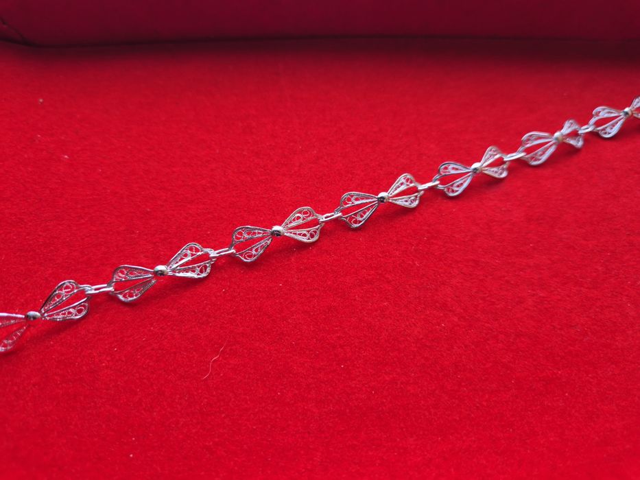 Pulseira prata filigrana