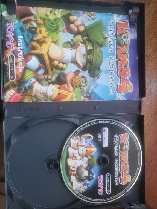 PC CD ROM Worms 3 D + bonus 2003 Team17 PL