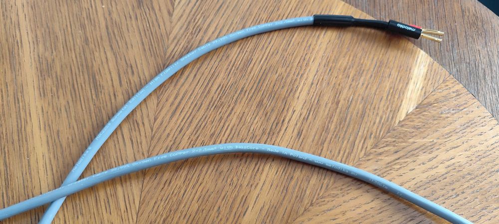 MELODIKA MDSC2530G Gunmetal | Kable głośnikowe OFC 4N 2x2,5mm2 3m PARA