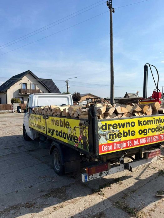 Drewno kominkowe DĄB/BRZOZA/SOSNA | Transport | Układane | 350 zł