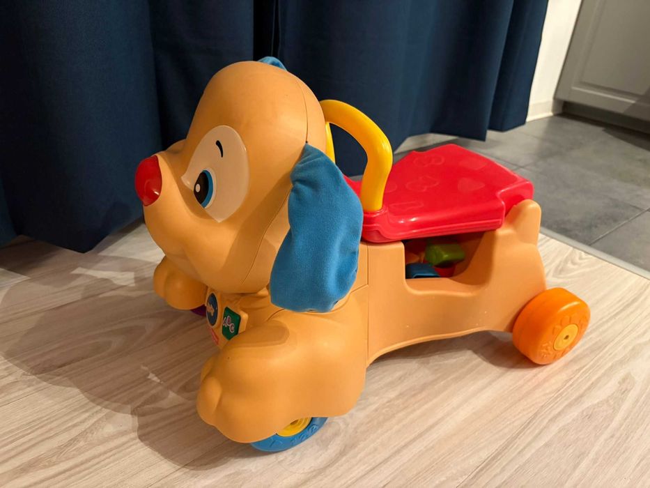 Szczeniaczek uczniaczek pchacz jeździk chodzik Fisher Price