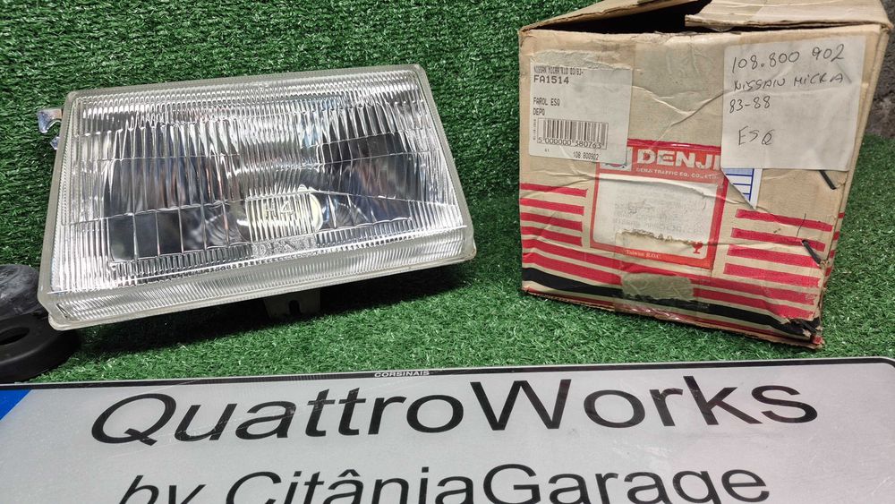 Otica Farol Esquerdo Nissan Micra K10 de 1983 a 1988 Ref. 10880.0902 NOVO DENJI
