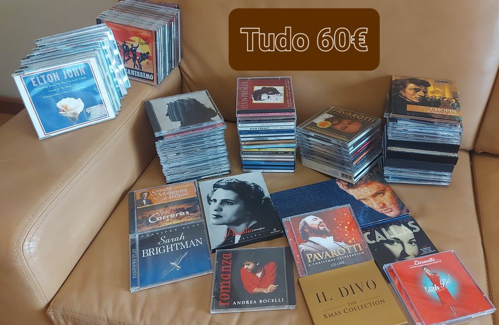 Colecção de CDs Amália, Elvis, Tenores, Clássica