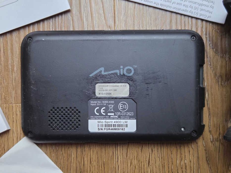 Nawigacja Samochodowa GPS MIO Spirit 4900 LM, Sprawna, Dożywotnia Aktualizacja Map