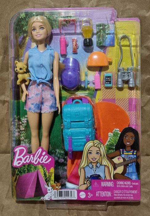 Лялька Барбі: Кемпінг на природі зі спальним мішком. Оригінал Barbie
