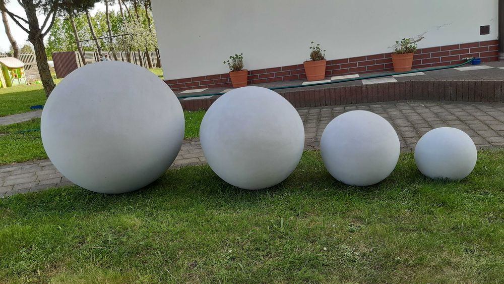 Kula betonowa lekka kula betonowa ogrodowa 80cm śr