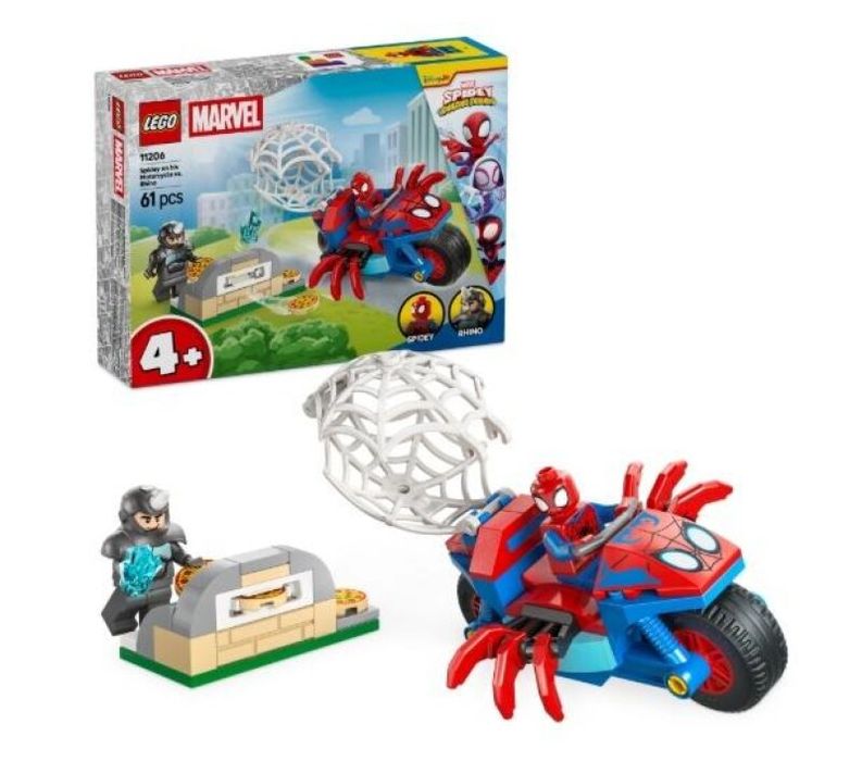 LEGO(R) SPIDEY 11206 Spidey na motocyklu kontra. LEGO(R) Rok wydania