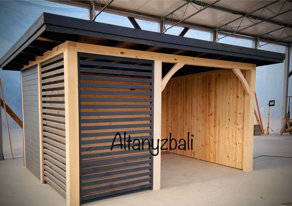 Nowoczesna altana ogrodowa