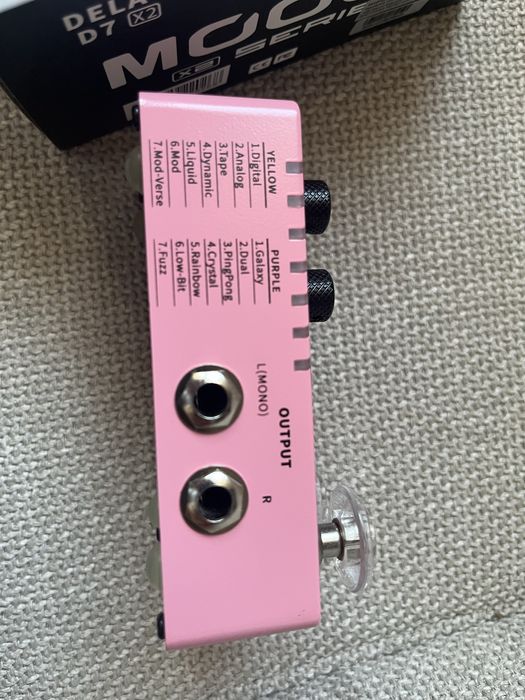 Pedais Reverb e Delay Mooer